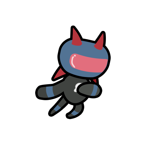 This speedy blue monster fights with stealthy approaches.  Although it'll try to psych you out with rapid movements, you can throw a well-timed, patient tap to beat it!